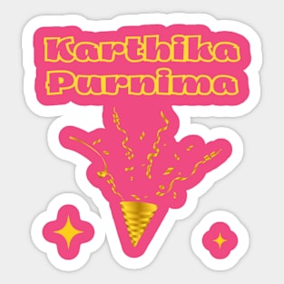 Indian Festivals - Karthika Purnima Sticker